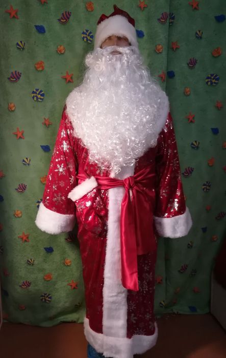 Новорічний костюм Діда Деда Мороза Миколая Дед Мороз Дід Мороз