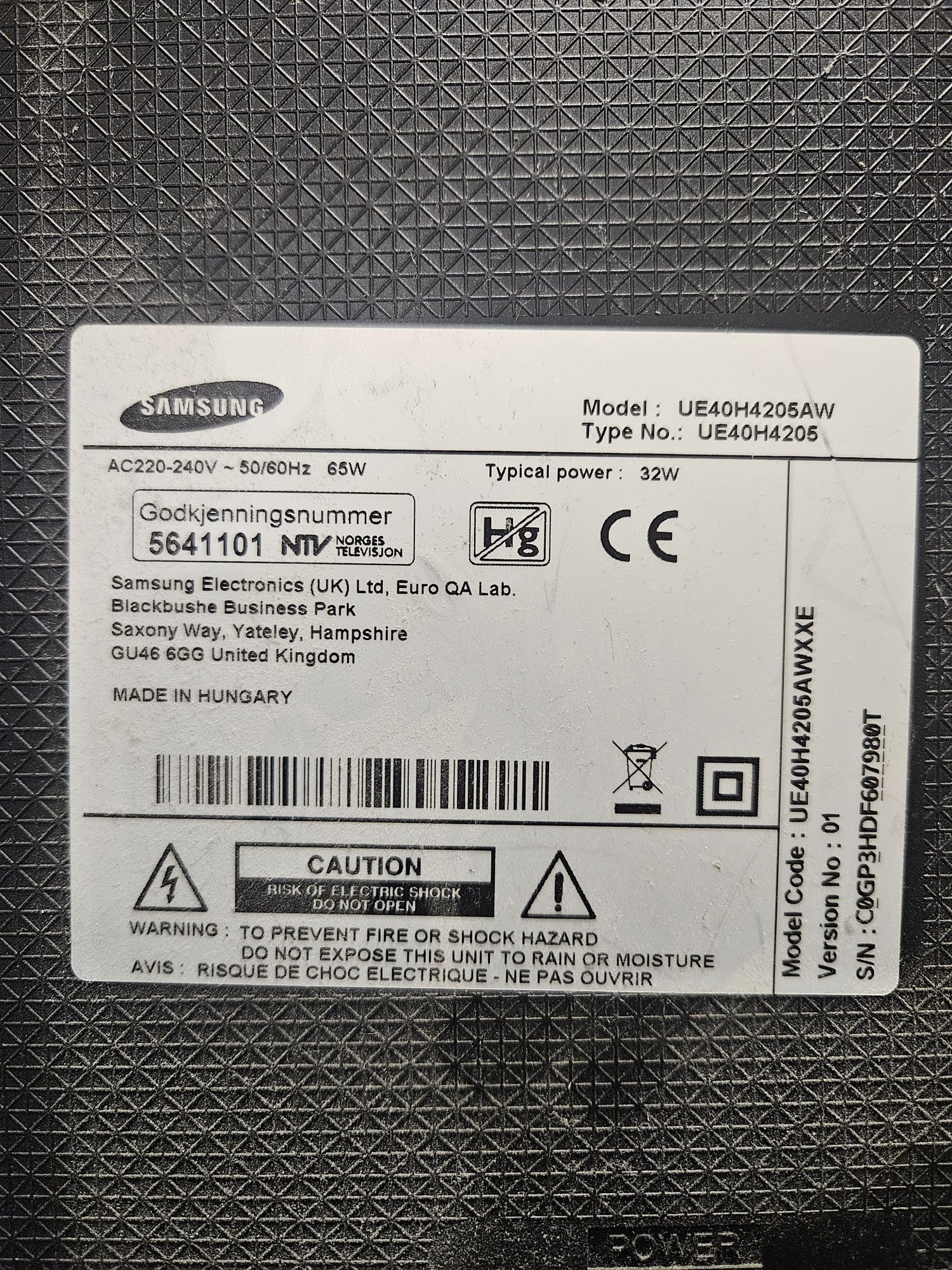 Samsung Led, 40" телевізор