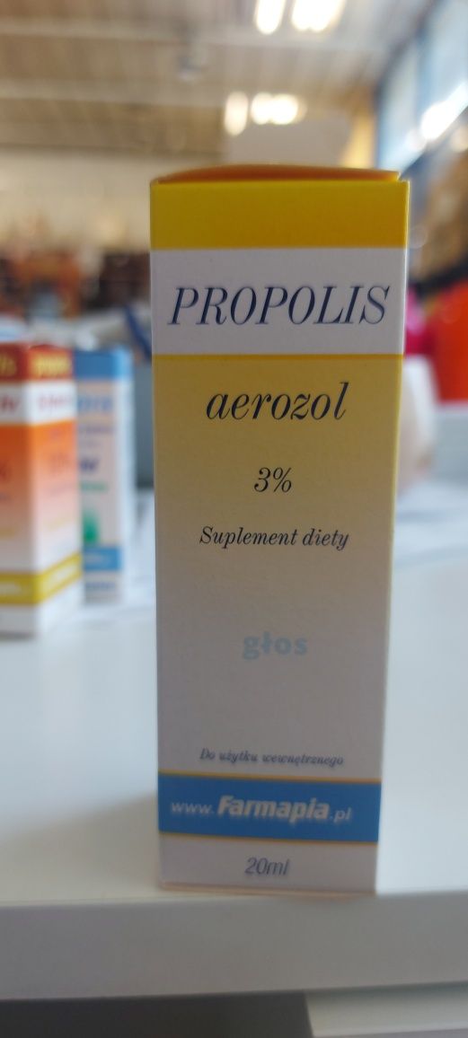 Propolis aerozol 3% głos, chrypka, gardło 20ml