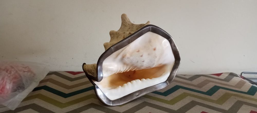 Peça ourivesaria Gomes da Póvoa de varzim ( Búzio com prata)