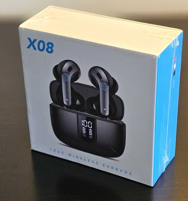 Auscultadores Bluetooth True Wireless Earbuds 60H X08 (novo)