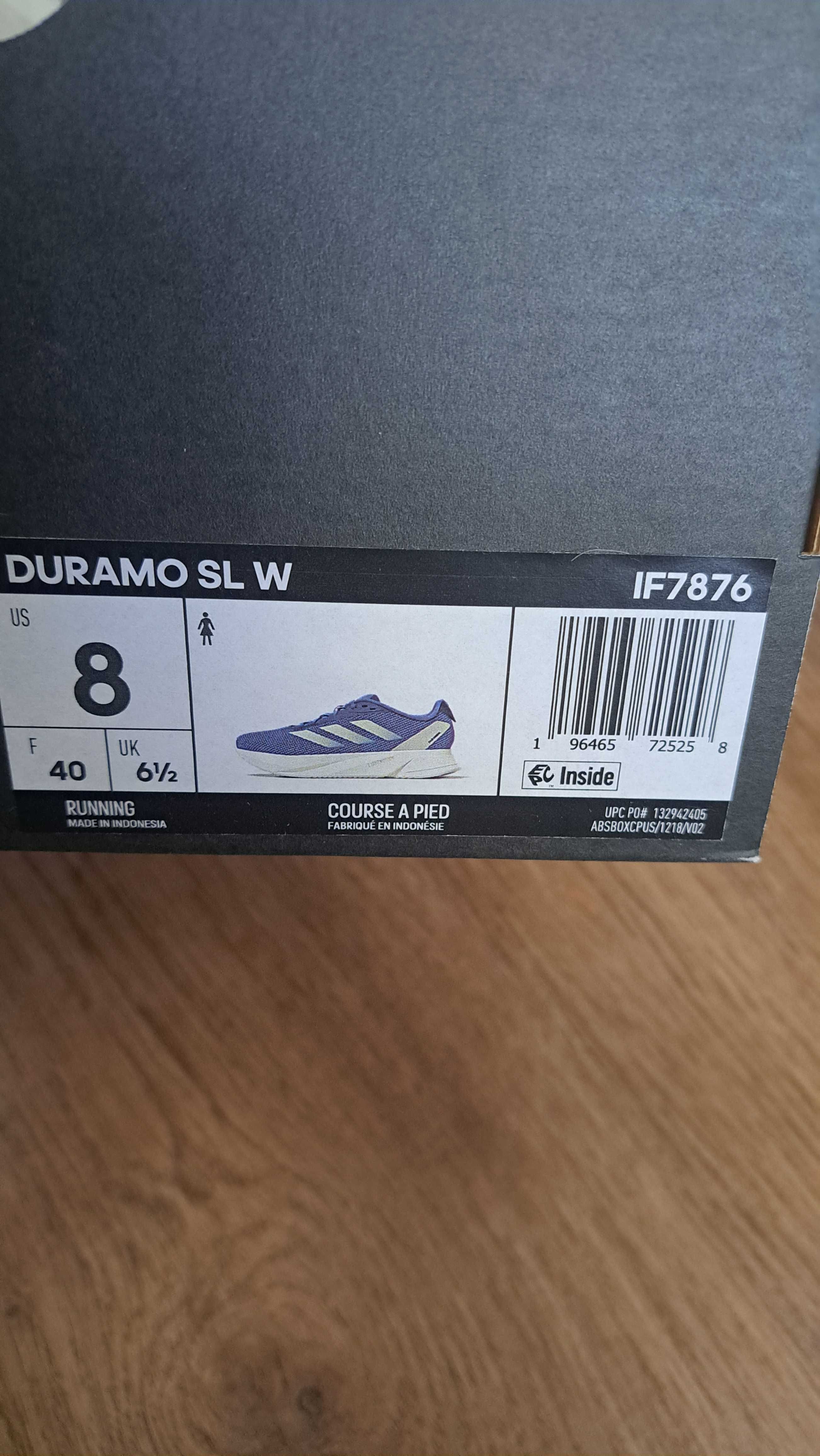 Женские кроссовки для бега Adidas Duramo Sl W IF7876 (6.5 UK) Синие