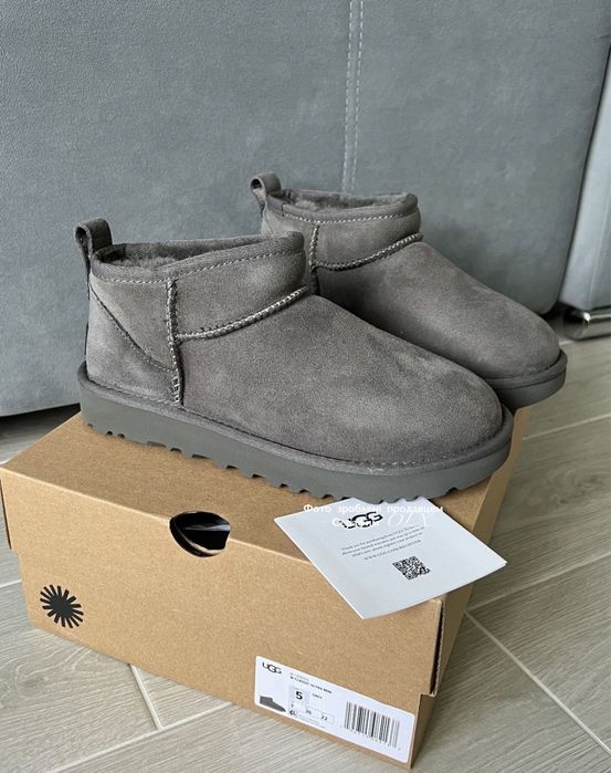 Оригинальние мужские Australia UGG Ultra Mini grey Original (in box)