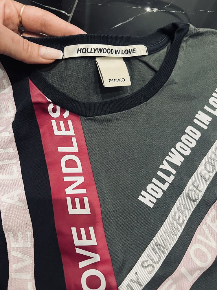 Koszulka T-shirt Pinko r. xs Endless Hollywood in Love