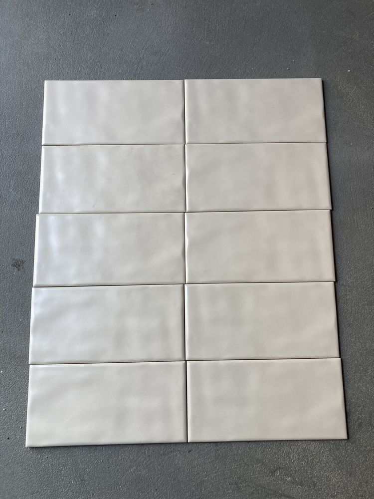 Caixa azulejos (1 m2) Recer Naprec mater branco 10x20cm