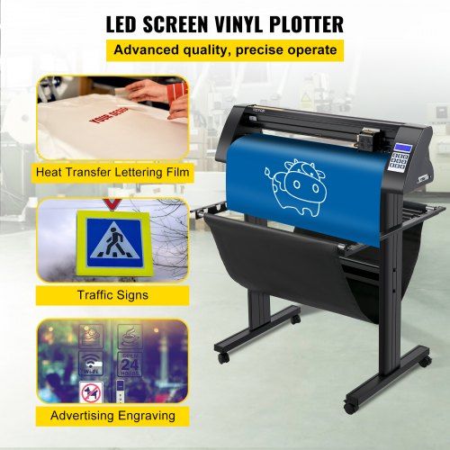 Plotter de Corte de Vinil de 870 mm com Software SignMaster