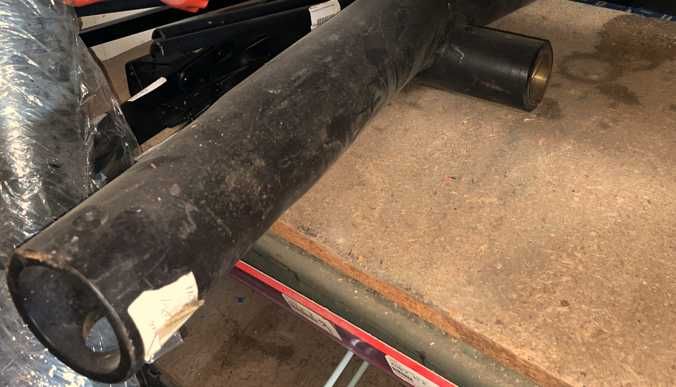 Oś przednia okrągła C-330, C-355