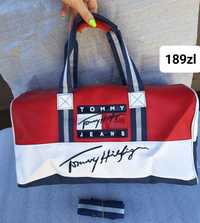 Torebka torba bagażówka Tommy Hilfiger premium eko skóra