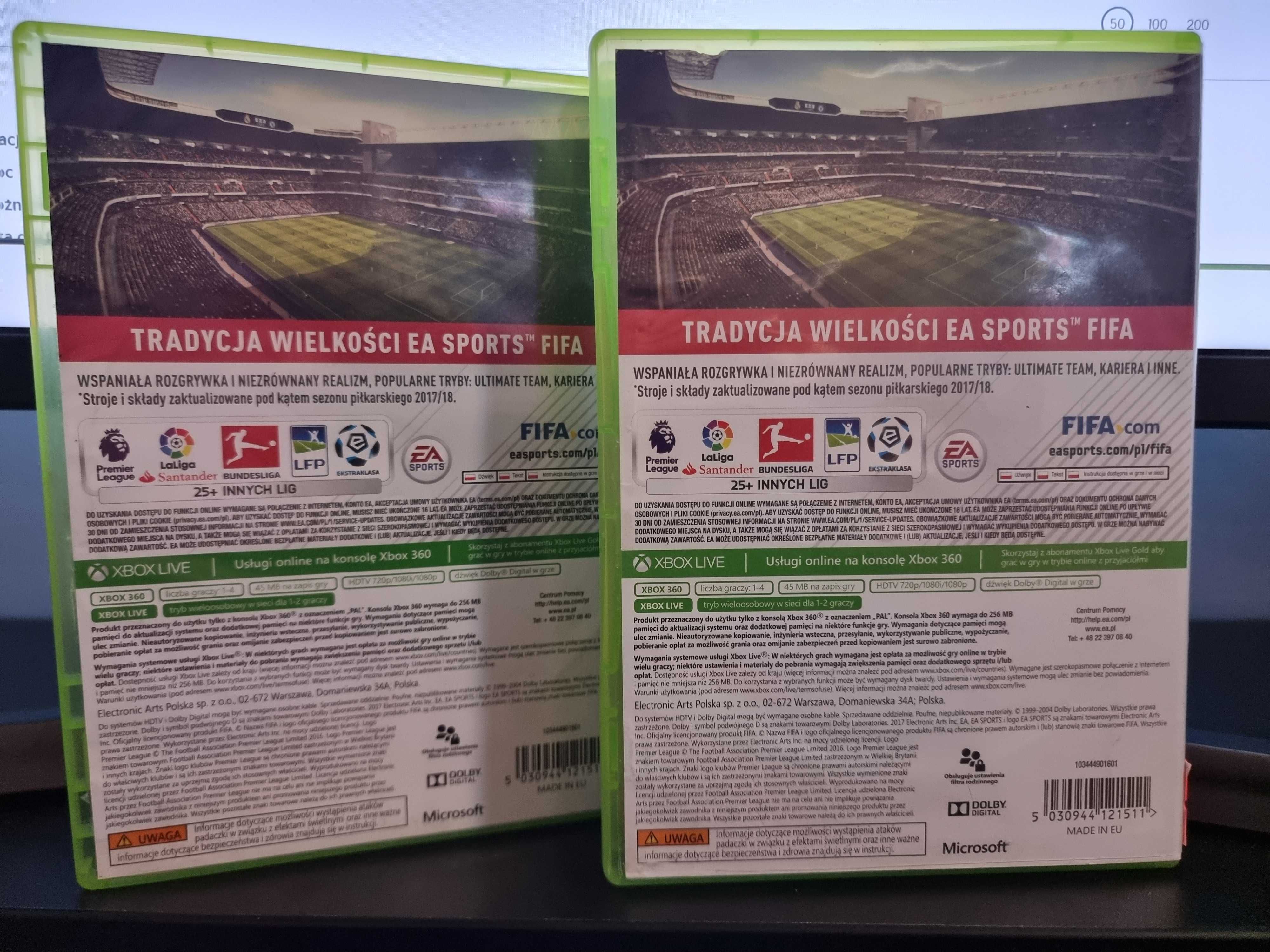 FIFA 18 XBOX 360 PL Sklep Wysyłka Wymiana