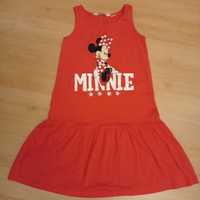 Sukienka H&M Minnie Disney rozmiar 134/140 na 8/10 lat