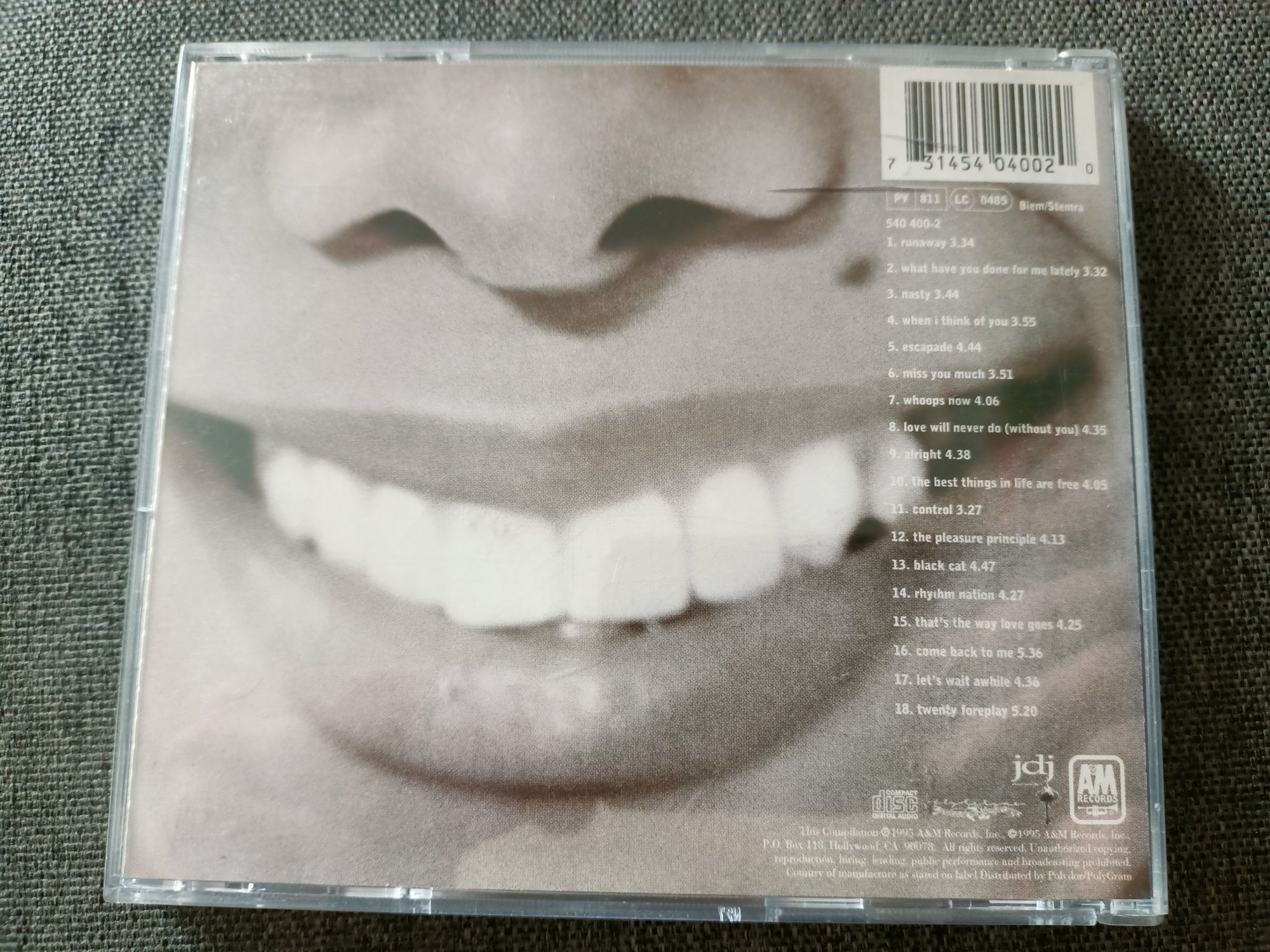 Janet Jackson - Design Of A Decade 1986 / 1996 (CD, Comp)(vg+)