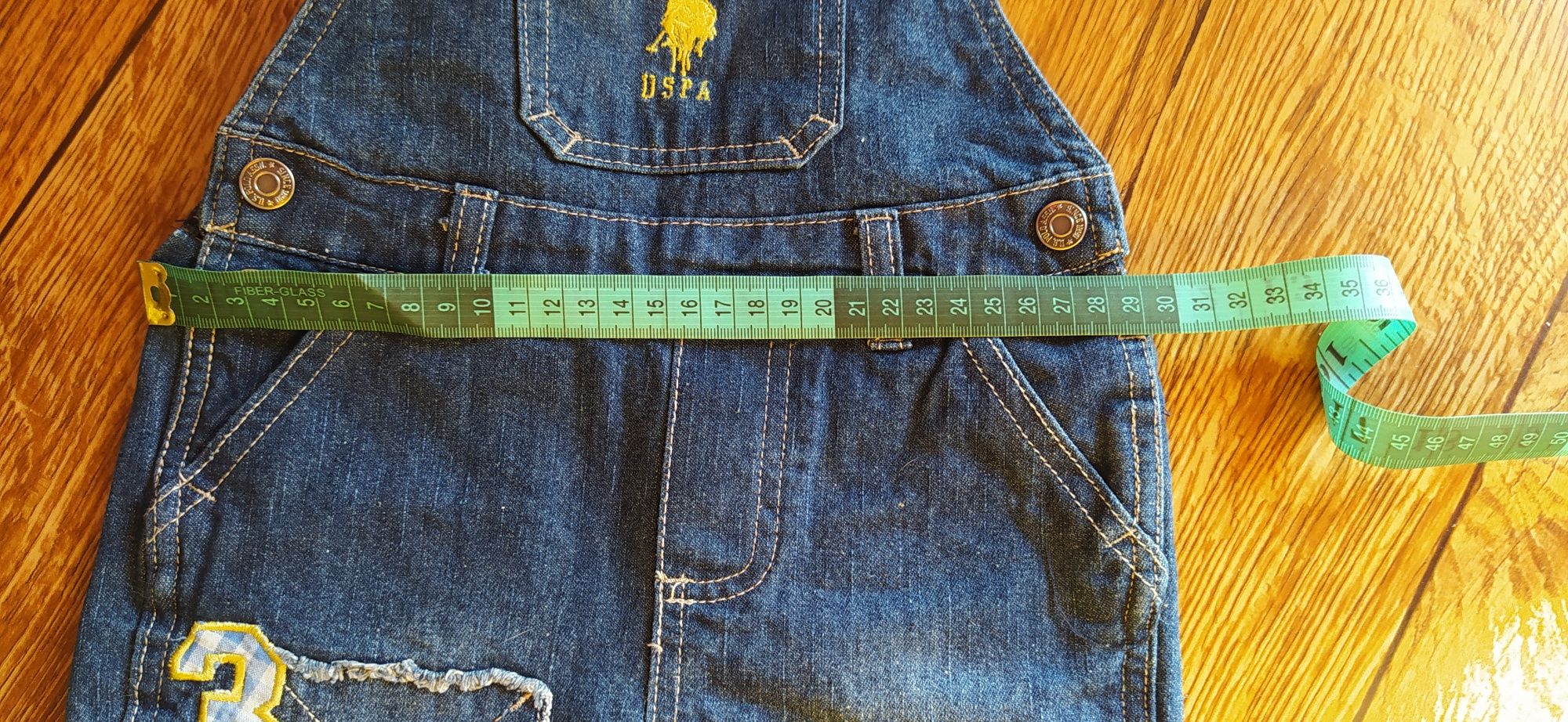 Ogrodniczki jeansowe dziecięce Polo Ralph Lauren