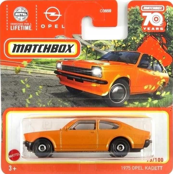 MATCHBOX 1975 OPEL Kadett pomarańczowy 70-lecie Matchbox