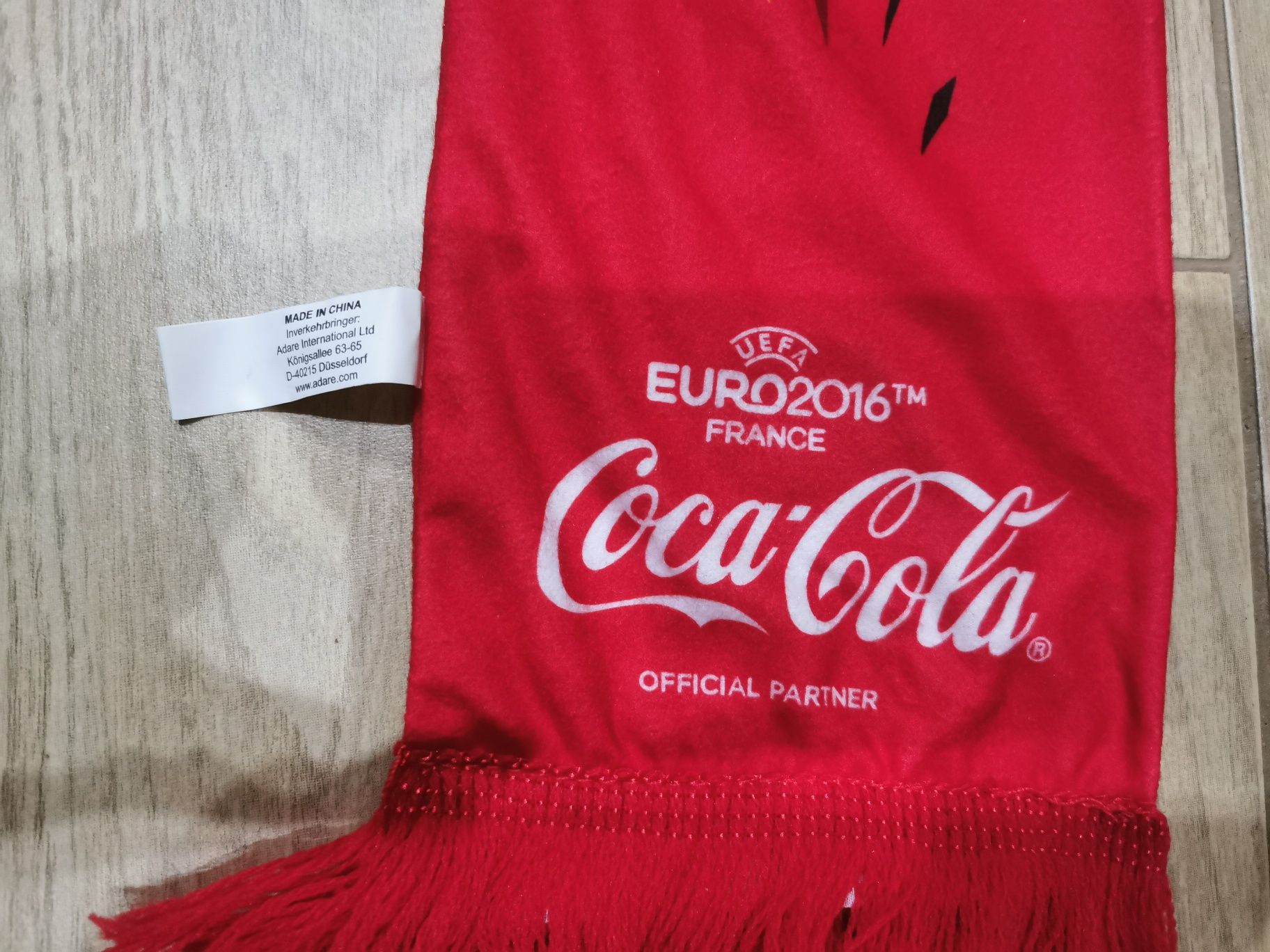 Szalik kibica Coca-Cola Euro 2016