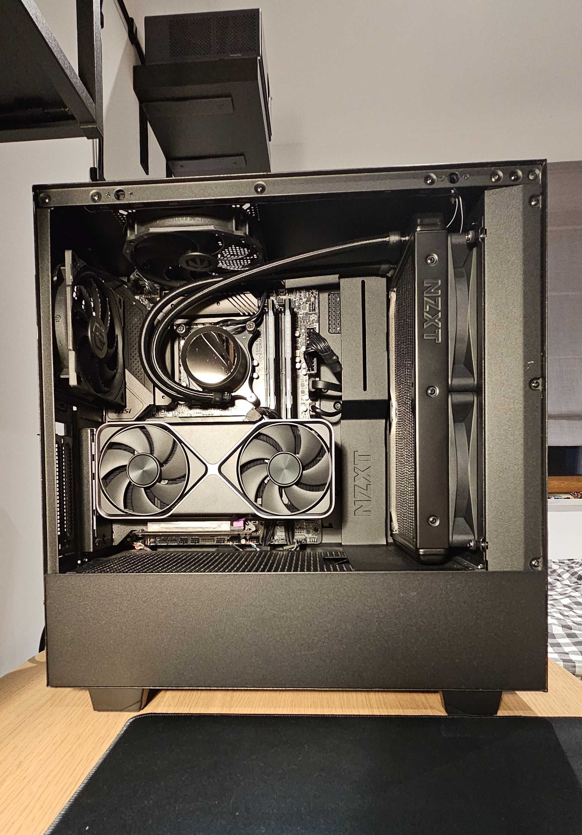Komputer PC Gamingowy RTX 5070 FE i5 14600kf Z690 NZXT AiO Ascetic