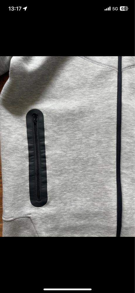 Nike tech cinzento