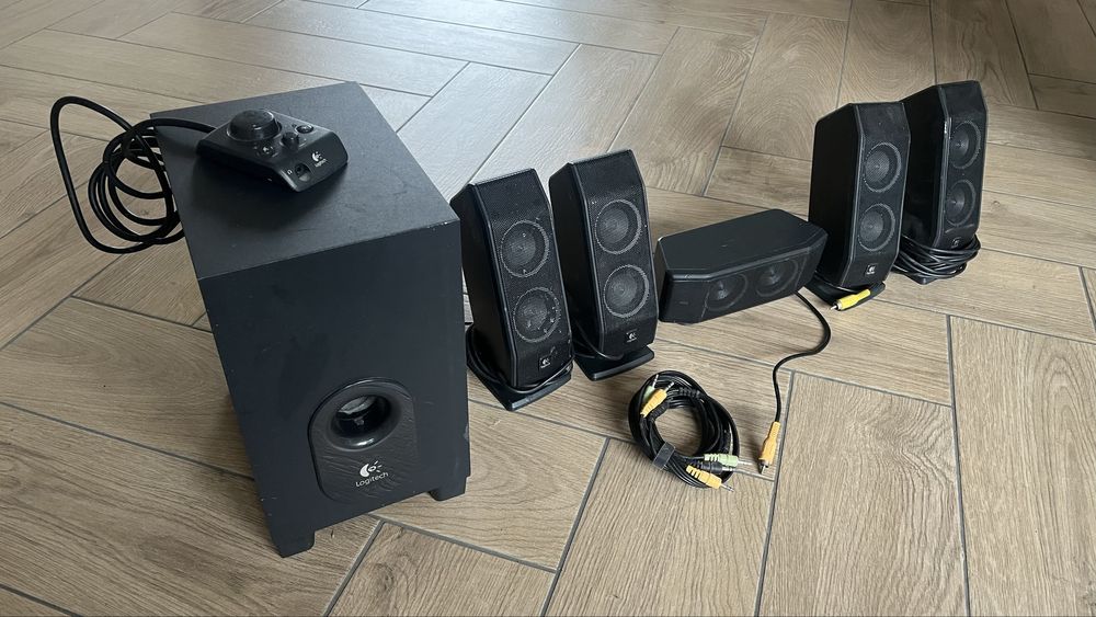 Logitech X-540, zestaw nagłośnieniowy 5.1