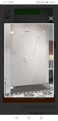 Ściana prysznicowa Radaway Essenza Pro White 100x200 kabinWalk-in