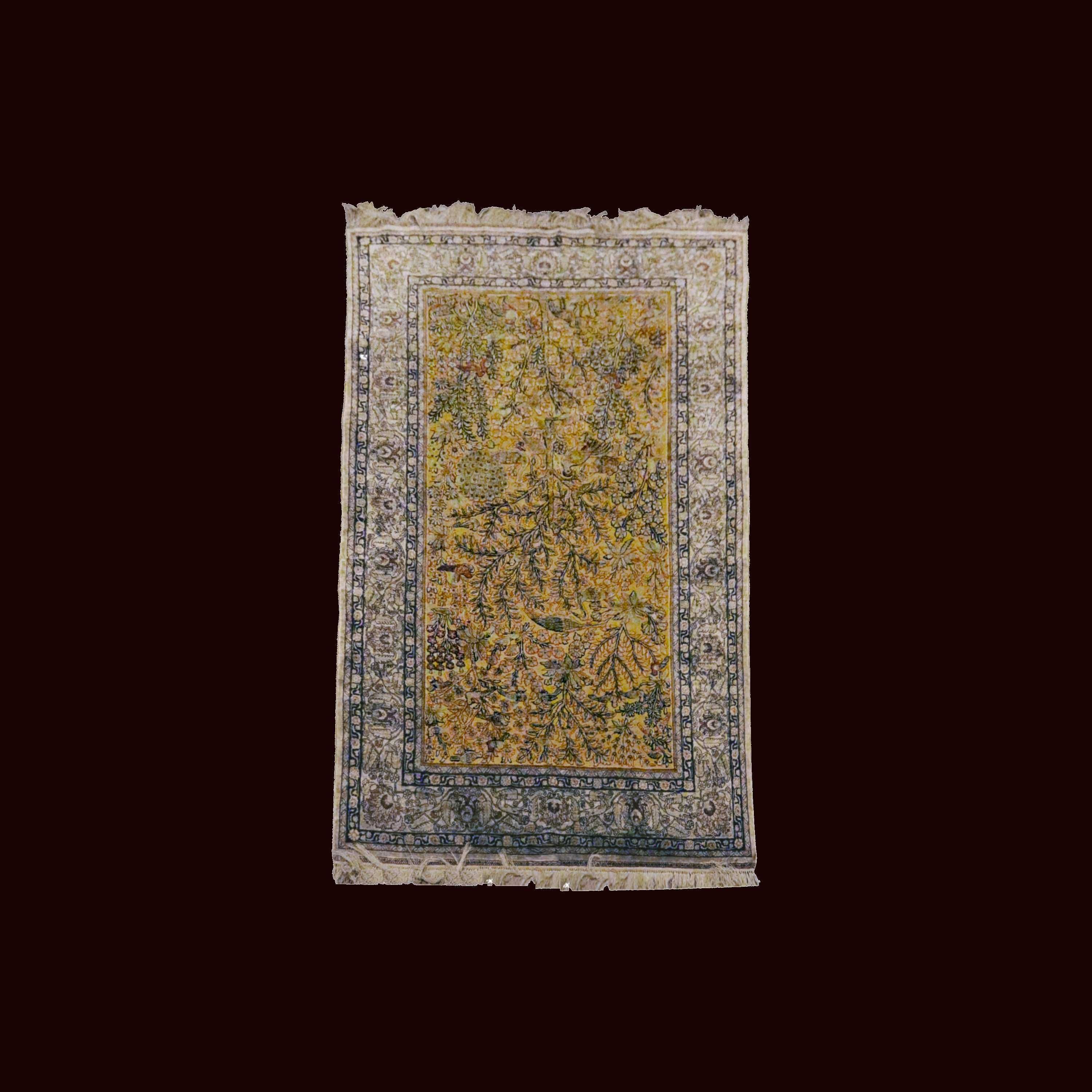 Tapete Turco Mongol Persa Ghom | 172 x 91