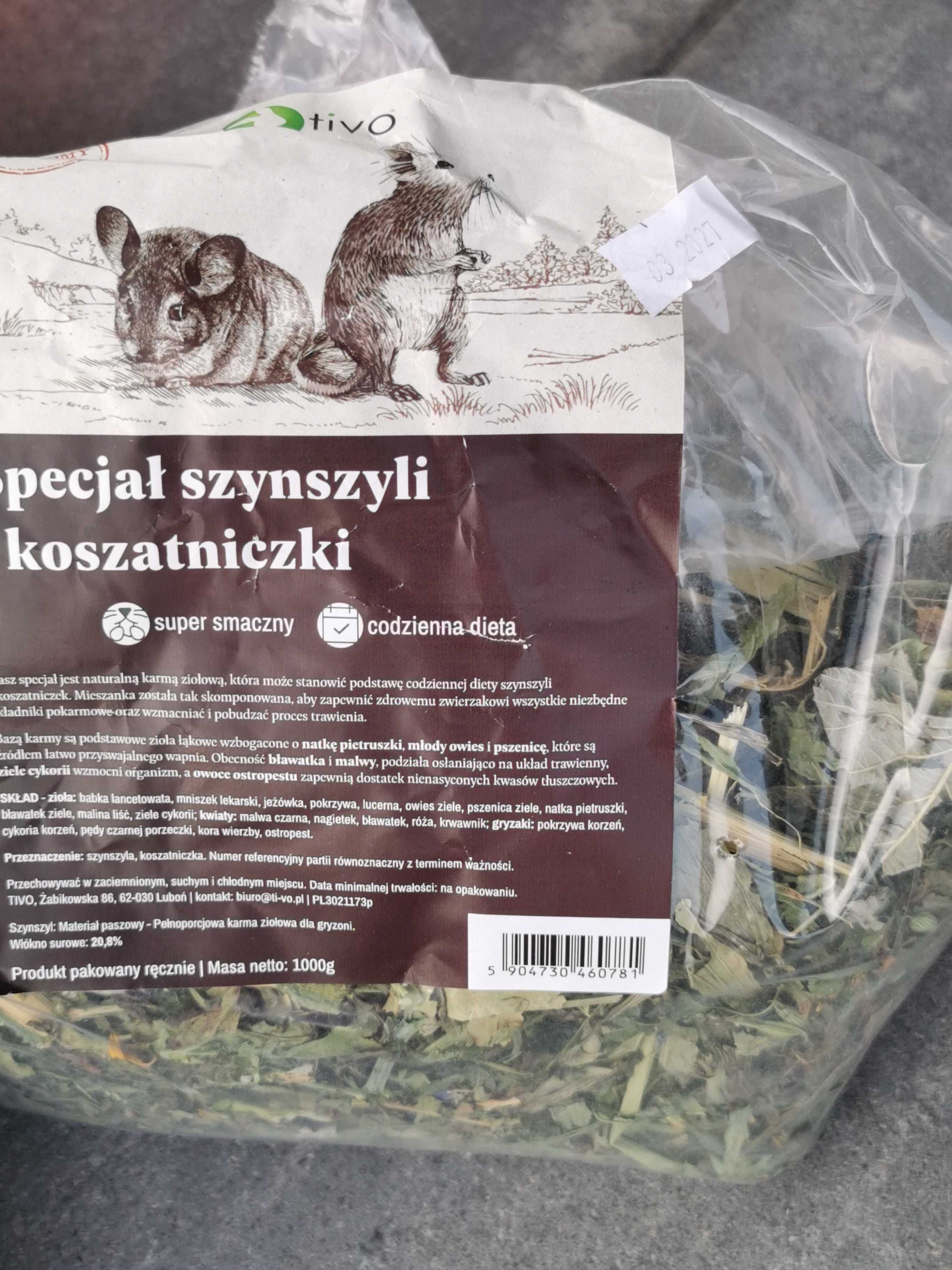 Zestaw do szynszyla