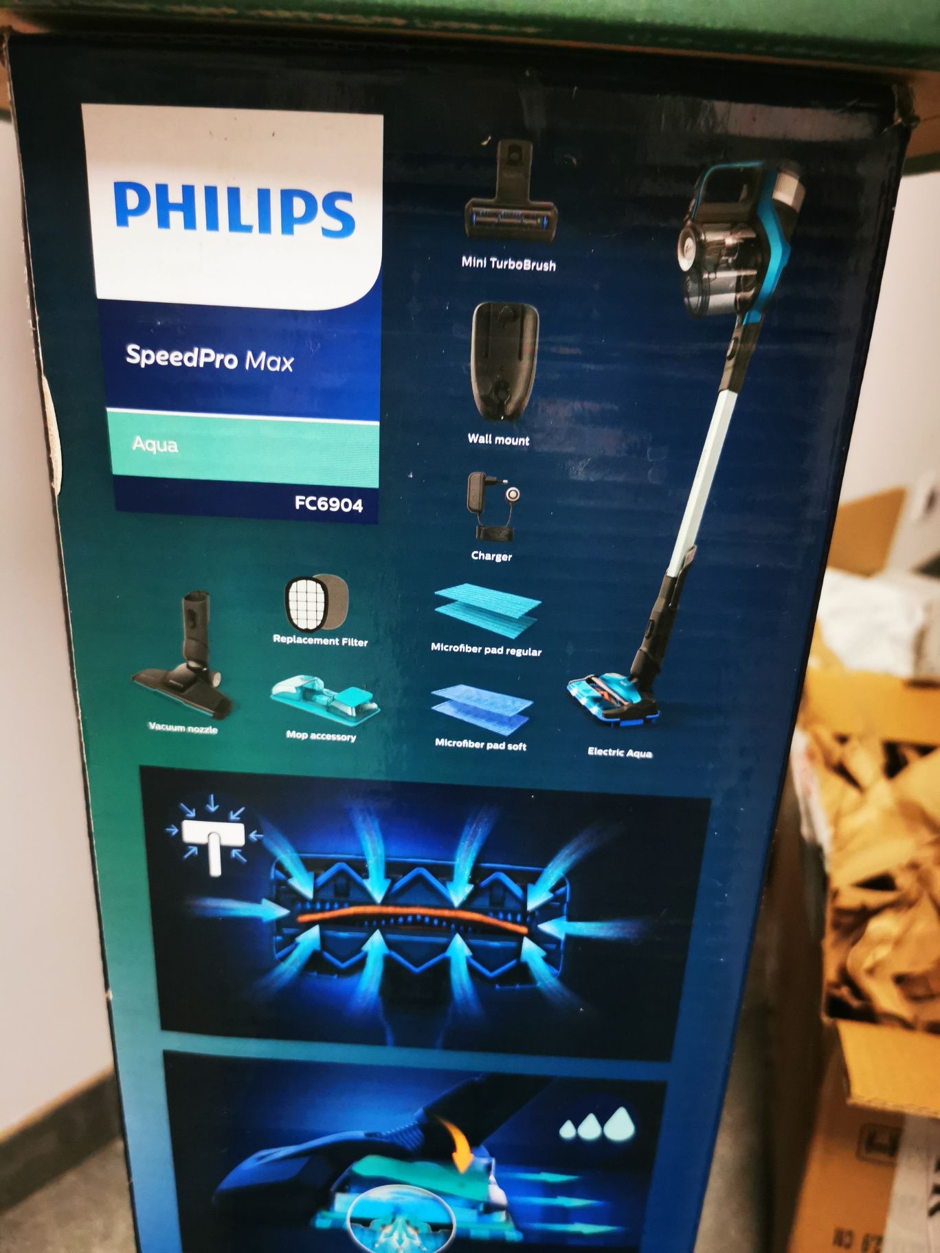 Odkurzacz pionowy philips speed pro max