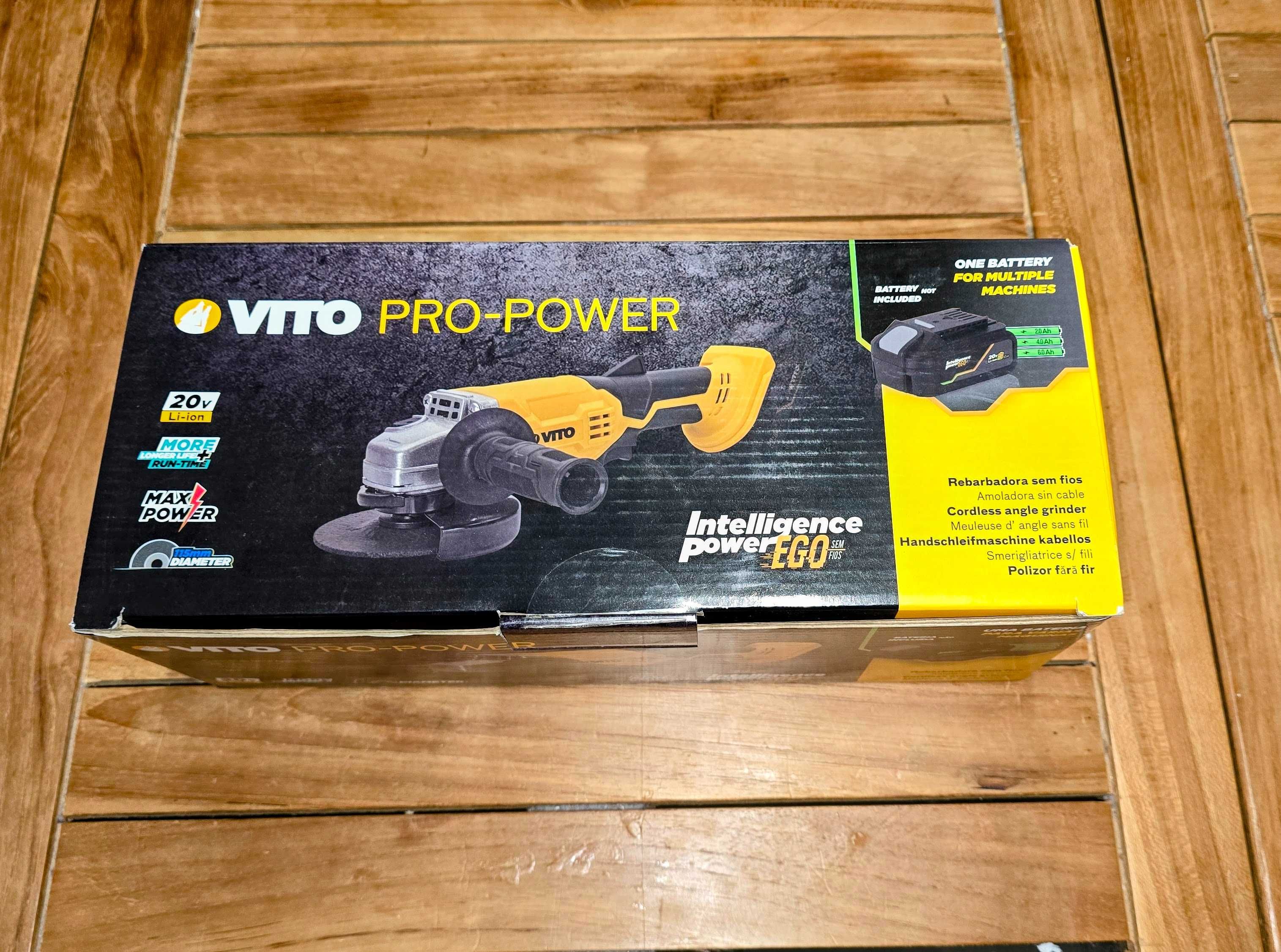 VITO REBARBADORA S/ FIOS 20V LI – 115MM - Como Nova - Garantia