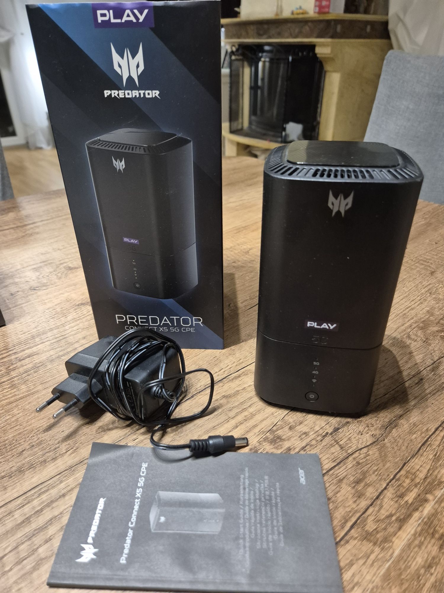ROUTER ACER Predator Connect X5 5G wi-fi 6, czarny, Access Point, Nowy