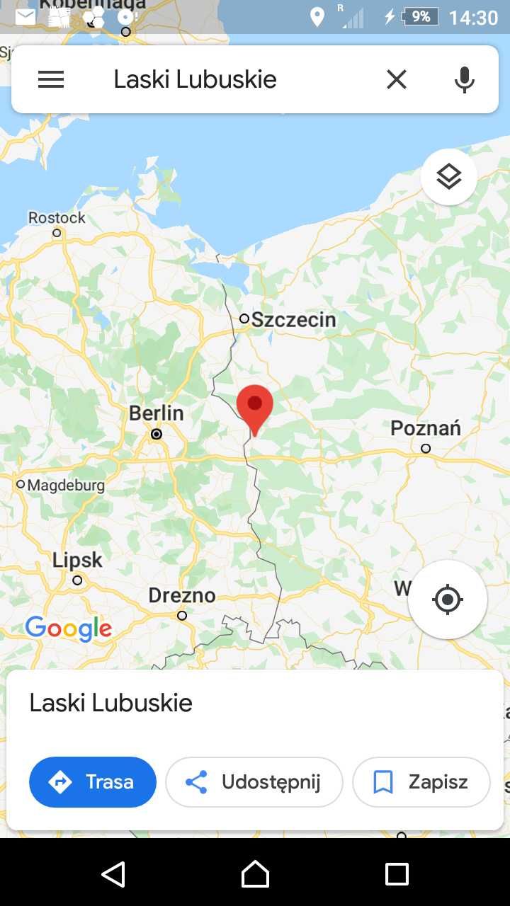 Działka rolno-budowlana Laski Lubuskie pow. Słubice 85 km.od Berlin