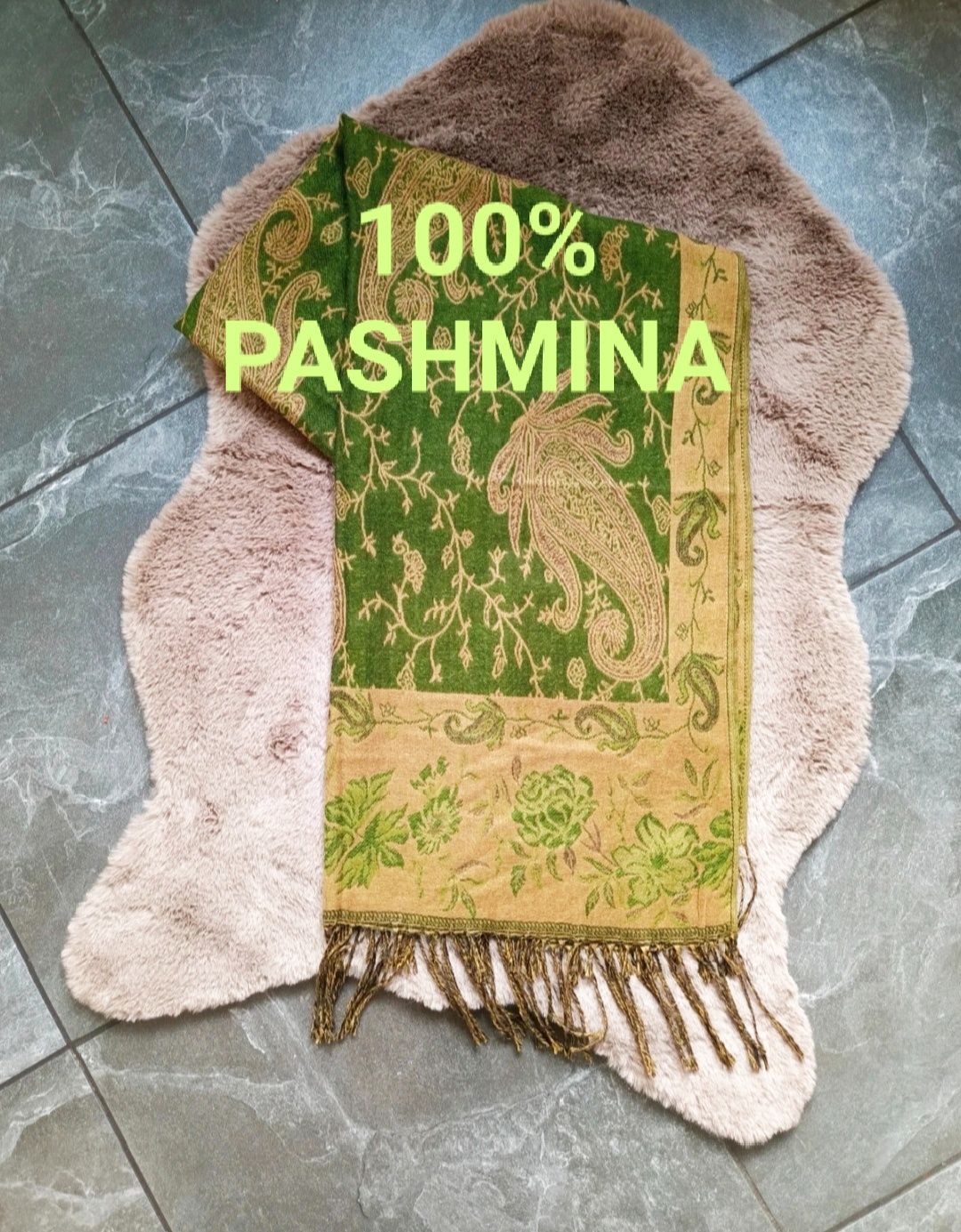 100% Pashmina | Luksusowy szal w orientalnym stylu