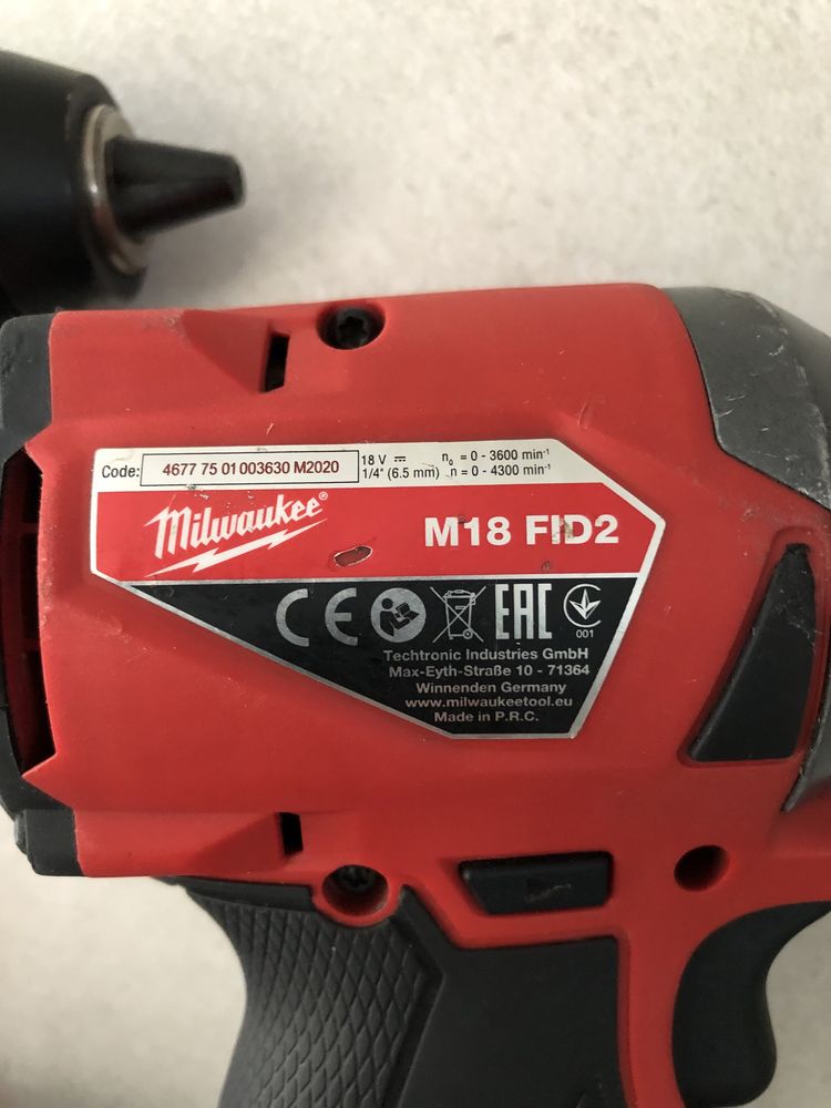 Безщітковий акум.Інструмент Milwaukee M18 FID 2 ,M18 CBLDD