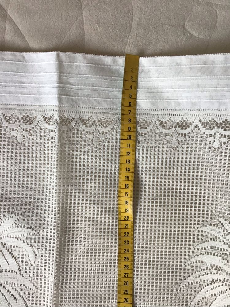 Lambrekin firanka z frędzlami. Handmade