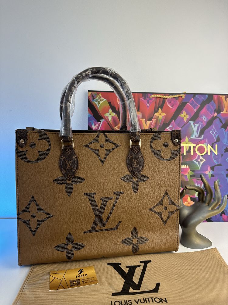 Torebka damska On the go Louis Vuitton premium LV duza shopperka