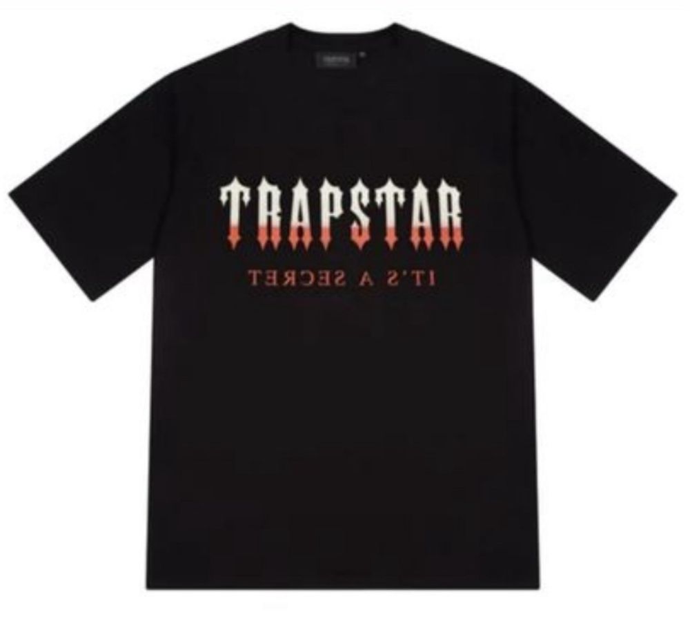 Мужские футболки Trapstar it’s a secret черные унисекс трепстар