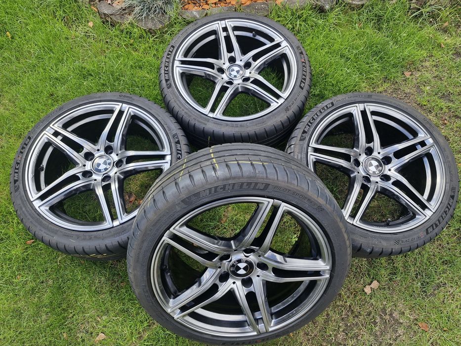 Koła letnie BMW 3 E46 E90 18" 5x120 Borbet XRT Chrom Shadow 225/40