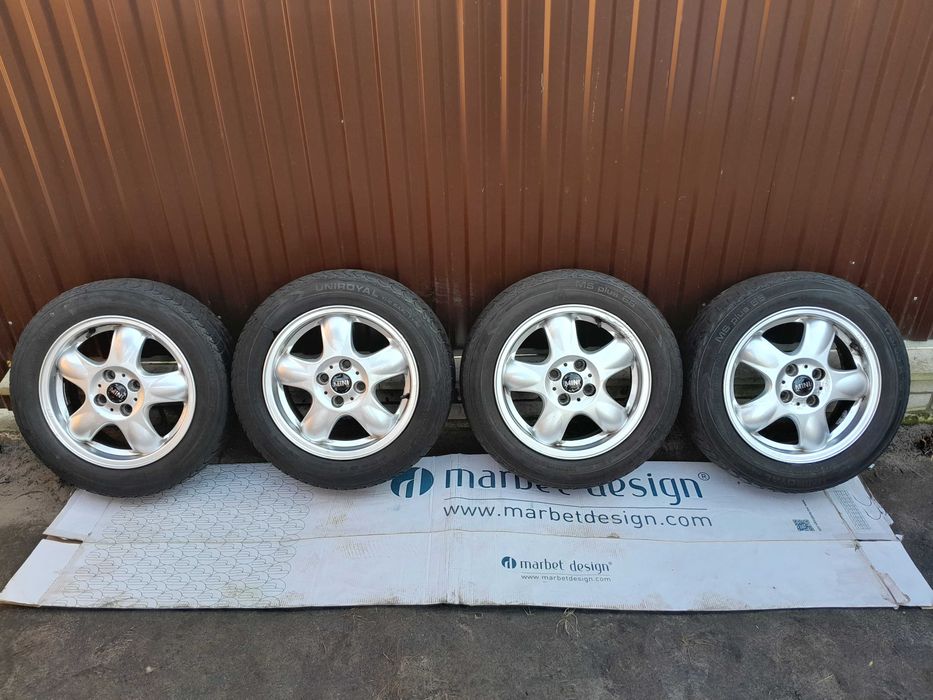 диски 4x100 r15 зимова резина 175 65 uniroyal колеса germany 5.5j is45