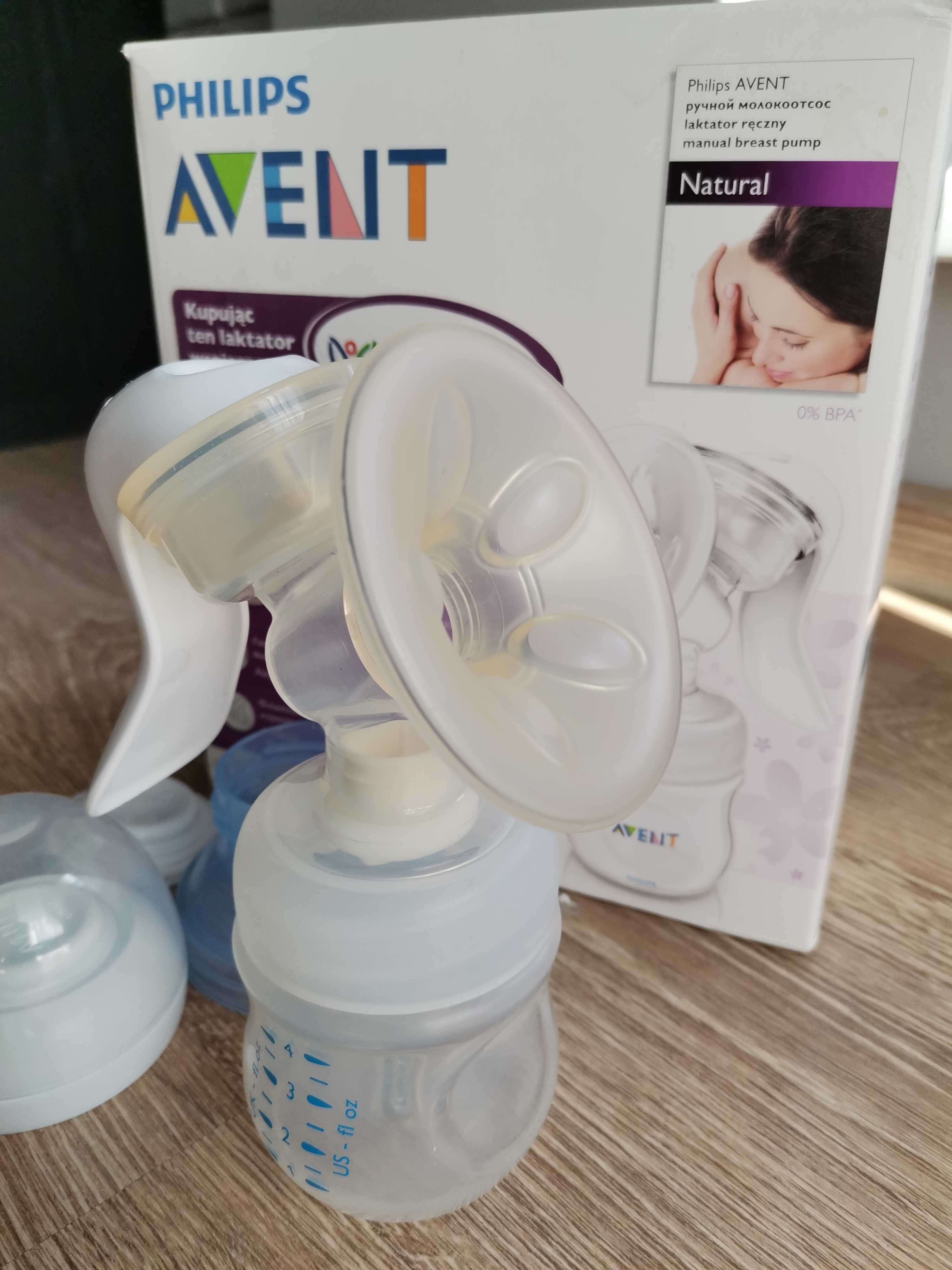 Laktator ręczny Philips Avent + gratis