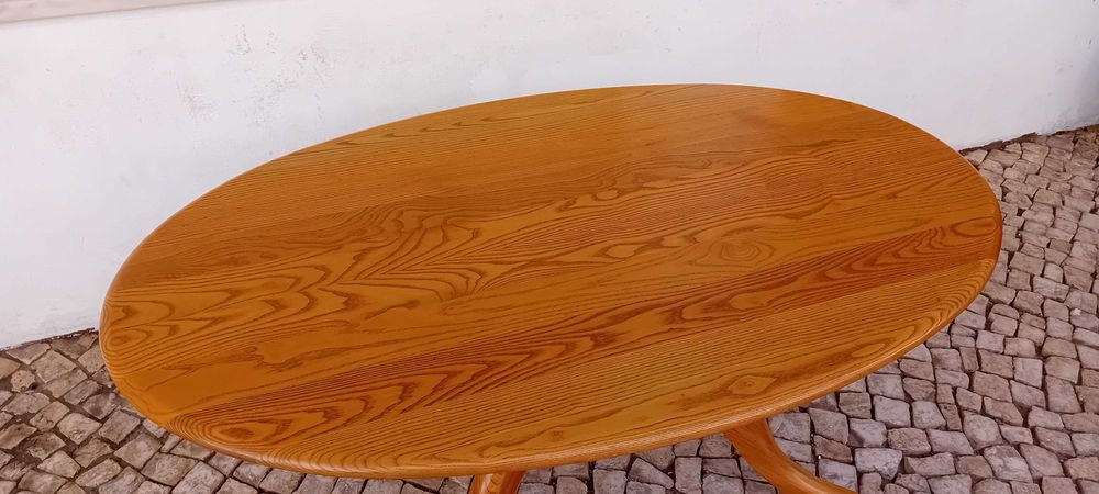 BAIXA de preço! Mesa de apoio em carvalho da marca inglesa ERCOL!