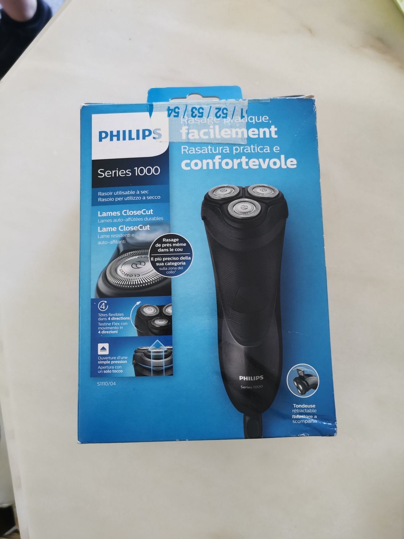 Máquina de barbear Philips series 1000