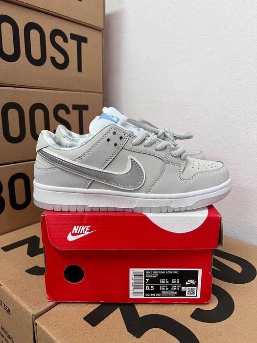 Женские кроссовки Nike Dunk SB lobster / Найк СБ данки серые 37 38 39