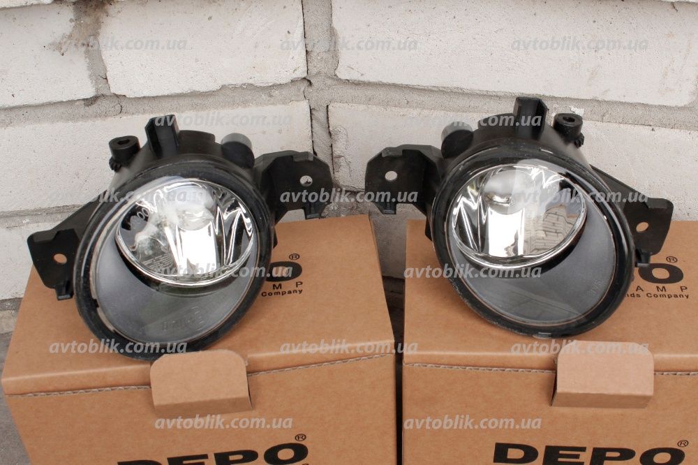 Протитуманні фари Nissan Juke, Qashqai, X-Trail, Rogue NV200, Murano