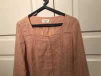túnica cor salmão muito bonita em algodão marca MASSIMO DUTTI  38