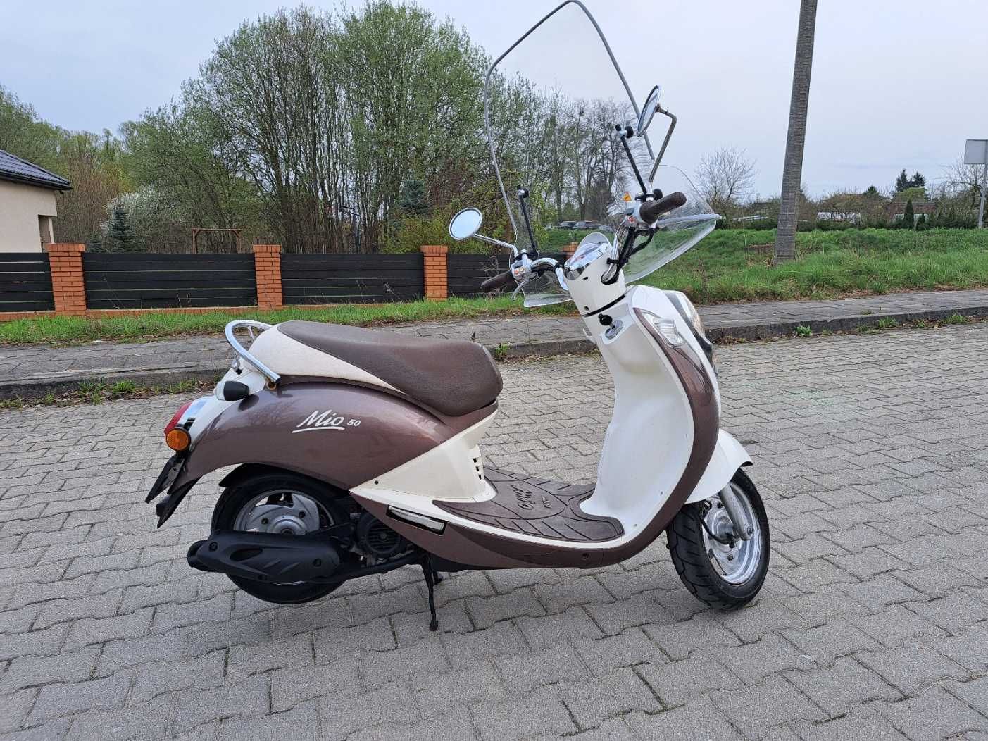 SYM MIO motorower skuter 50cm w ładnym stanie z dużą szybą