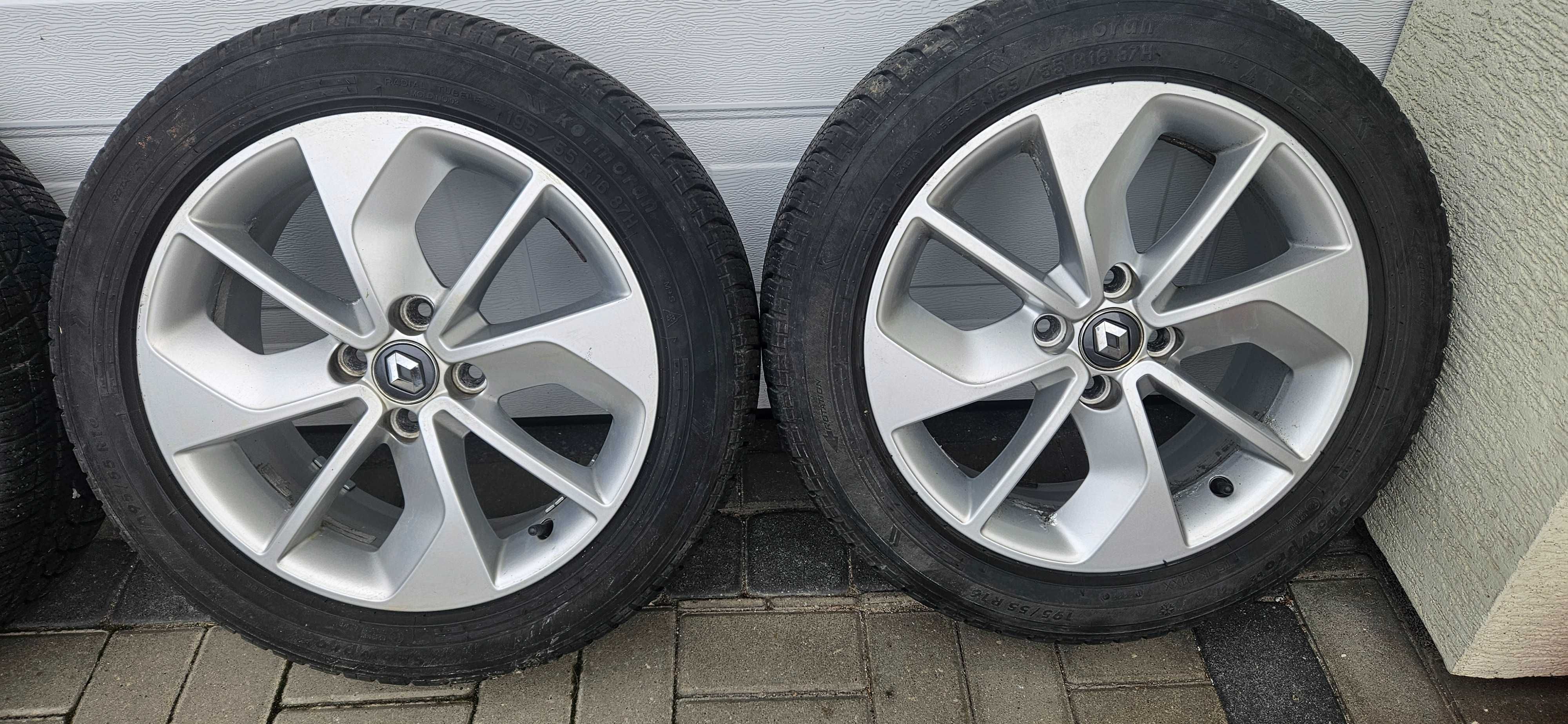 Oryginalne felgi RENAULT CLIO IV CAPTUR 4x100 16cali  zimowe 195/55/16