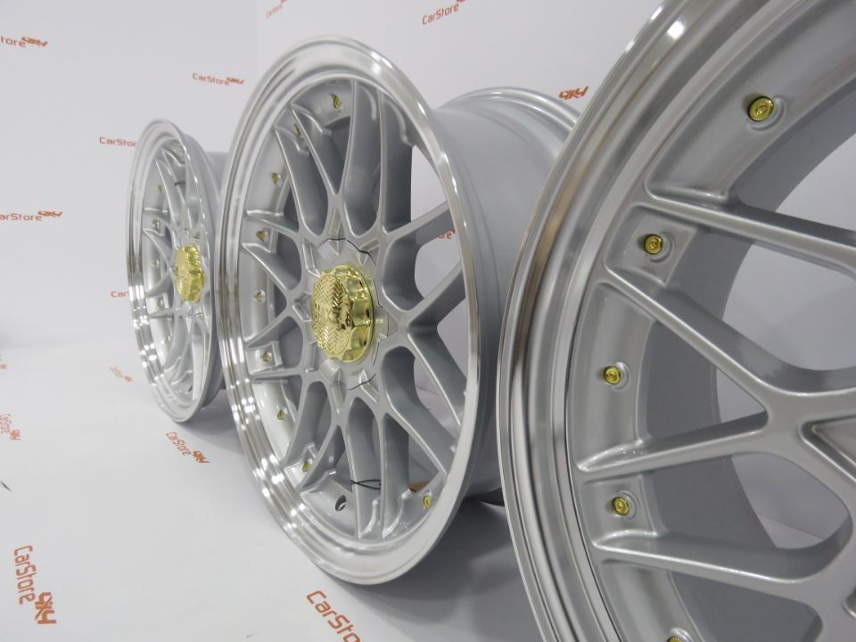 Jantes Haxer HX025 18 '' 8 et 30 + 9 et 35 5x120 + 5x112 Cinza+ aba po