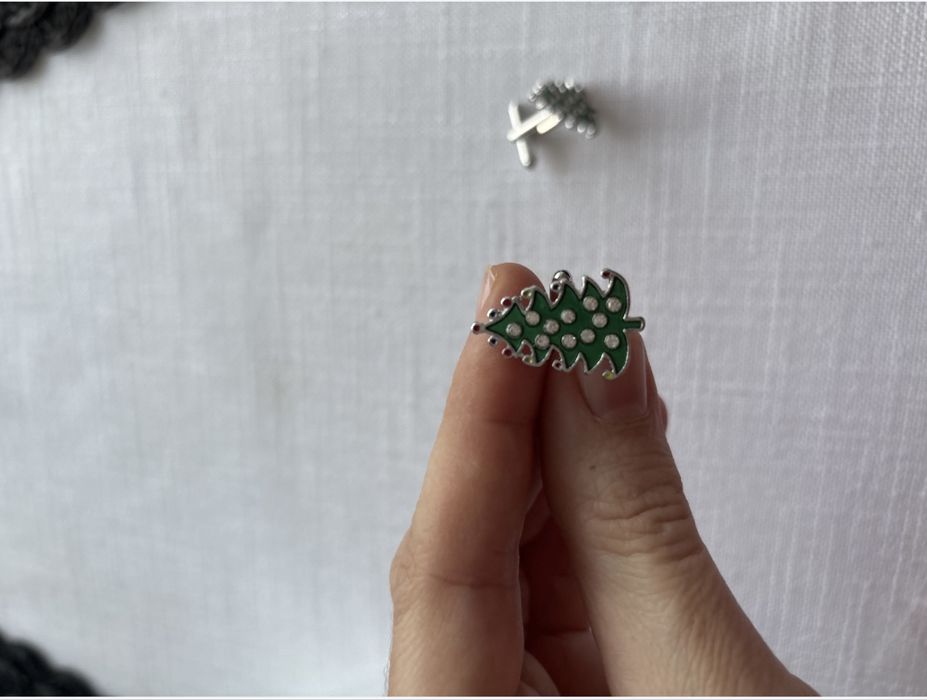 Spinki do mankietow choinki swieta prezent