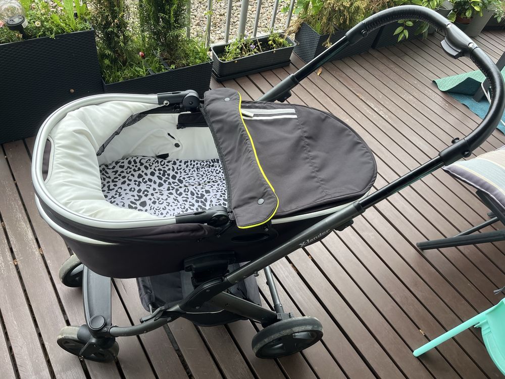 Wózek dziecięcy X-Lander 2w1 – gondola x-pram i spacerówka x-pulse
