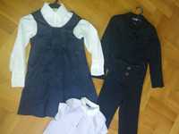 Шкільна форма школьная сарафан блузка 122 1-2 клас