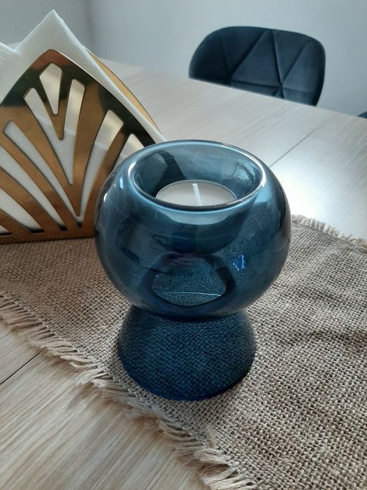 Wazony wazoniki szklane świecznik