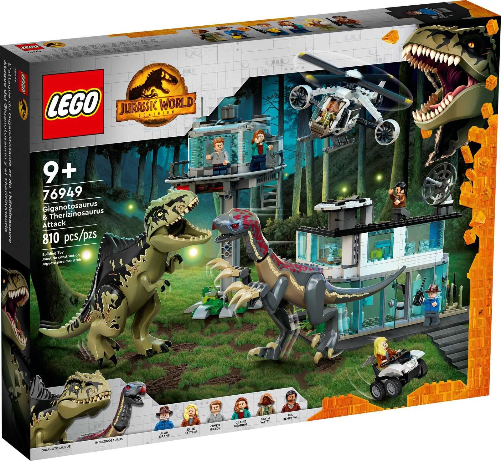 LEGO Jurassic World 76949 Atak giganotozaura i terizinozaura