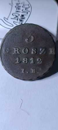 3 grosze 1812 r. IB, Księstwo Warszawskie